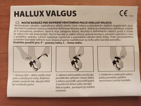 Svorto nočná bandáž hallux valgus,