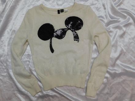 Pekny angorovy pulover, h&m,36