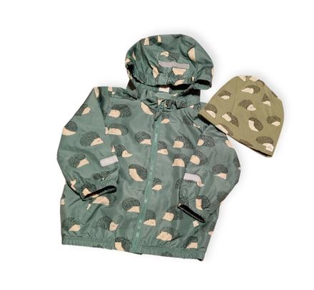 Lindex prechodná bunda a čiapka, lindex,86