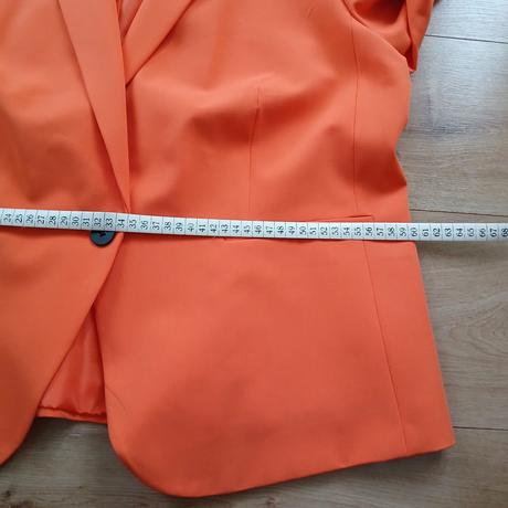 Koralovo-oranžové dámske sako, c&a,48