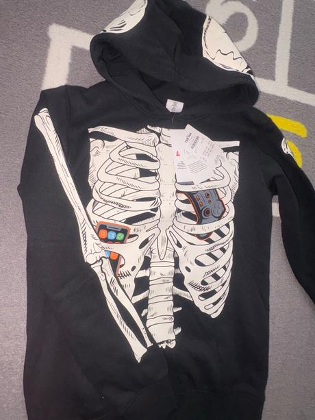 Overal a mikina kostlivec v.158/164..12-14rokov, takko,158 / 164