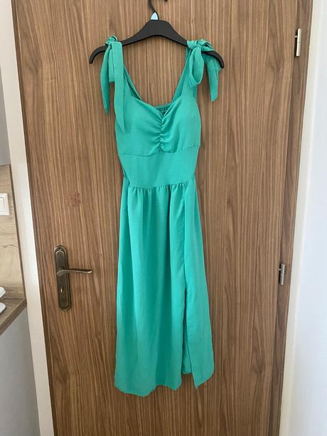 Tyrkysové letné šaty, s