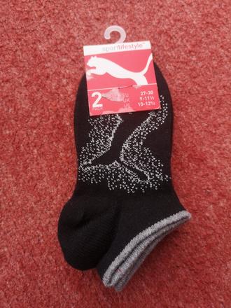 Puma dievčenské ponožky 2páry veľkosť 27-30, puma,27 / 28 / 29 / 30