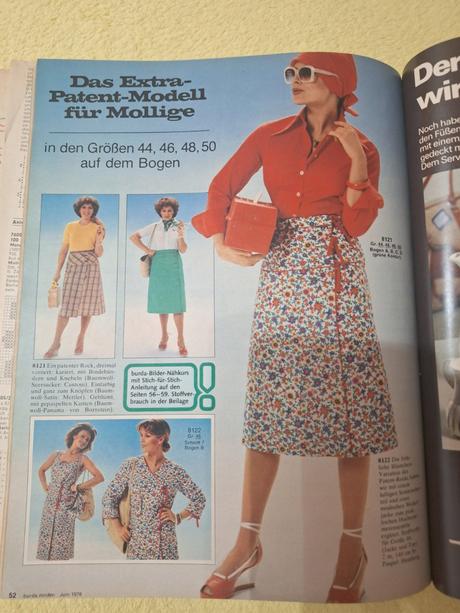 Zväzok retro burdy 1976 (1. polrok, čísla 1-6 ), 