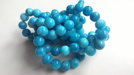 Jadeit modrý 10 mm, 