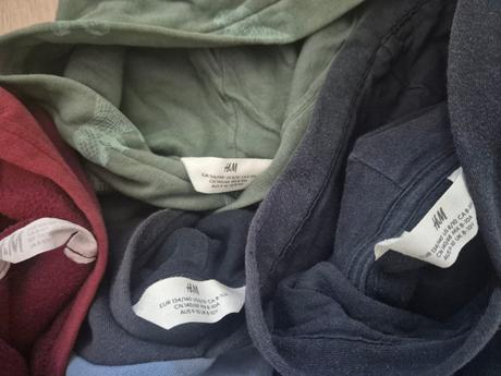 4x mikina hm, h&m,134
