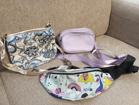 Taštička, ľadvinka a kabelka,