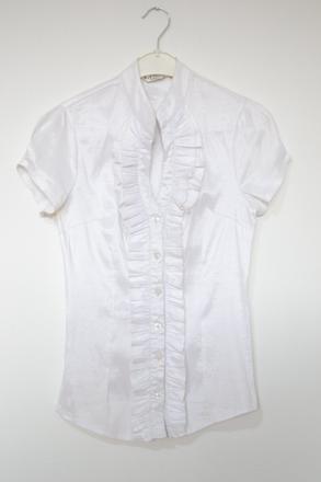 Elastická biela blúzka 36, 36