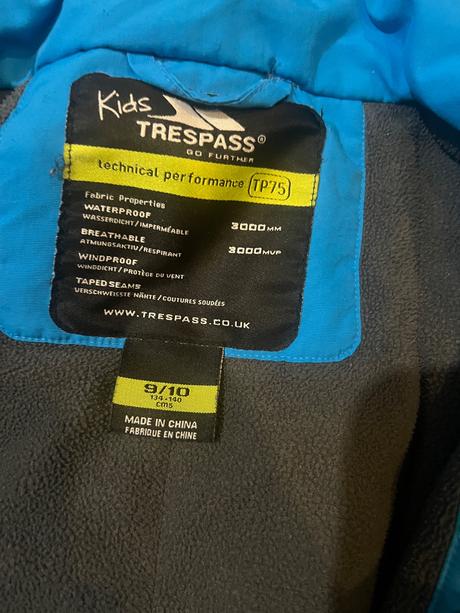 Lyziarska chlapcenska bunda, 140