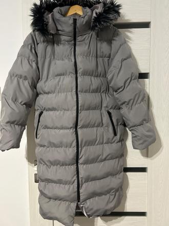 Šedá predĺžená bunda, 44