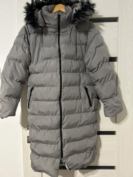 Šedá predĺžená bunda, 44
