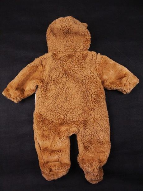 Líškový huňatý overal next veľ. 6-9 mes., next,74