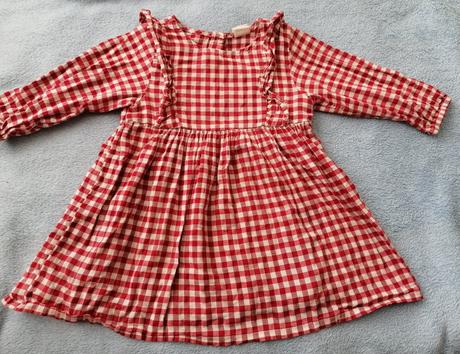 Károvane šaty, h&m,74