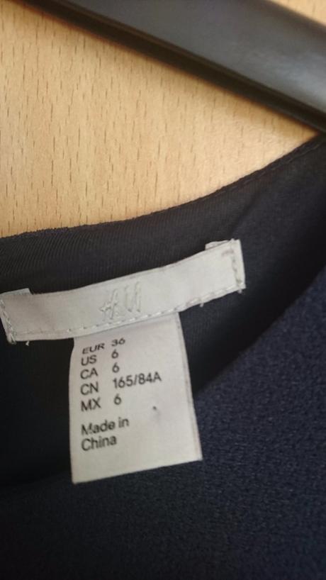 Šaty tmavomodré h&m, h&m,36