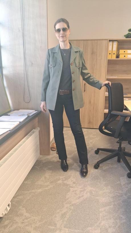 Petrolejové sako - m, 38