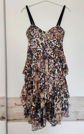 Leopardie šaty h&m, h&m,m