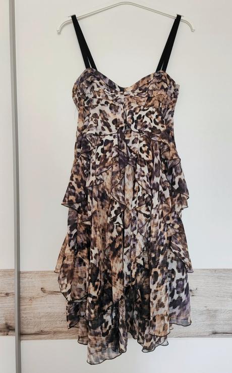 Leopardie šaty h&m, h&m,m