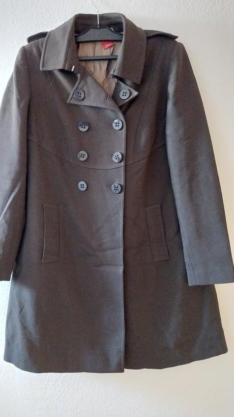 Hnedý jarný/jesenný kabát zn. michelle windheuser, xl