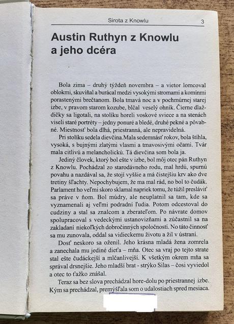 Sirota z knowlu, 