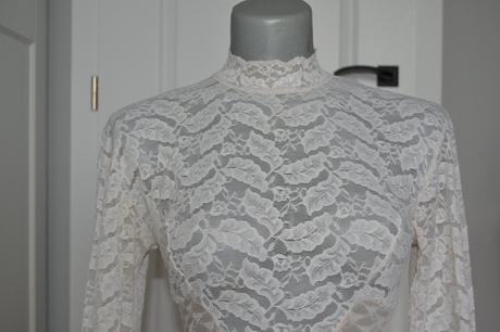 Biele elegantné čipkové body, veľkosť m, antony morato,m