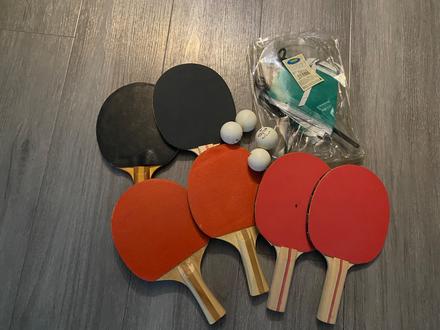 Ping pongové rakety,