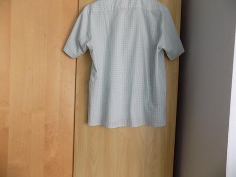 Pánska košela bledozelená kockovaná č.l, l