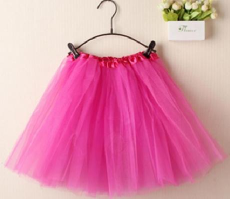 Tutu sukna tylova damske aj detske skladom rozne, <50 - xs