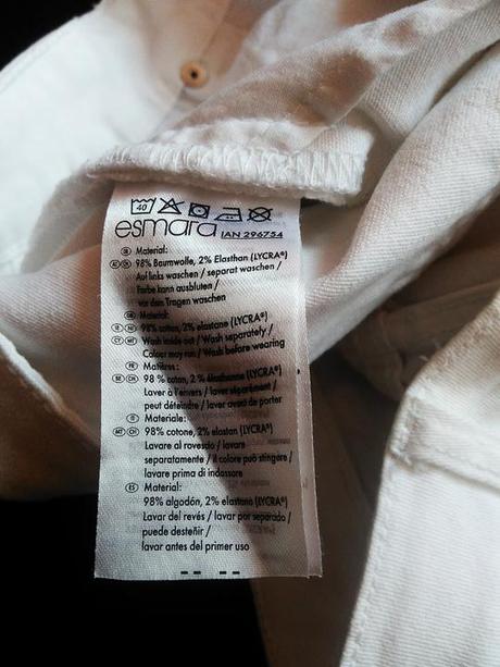 Biele kratase s cipkou, esmara,42