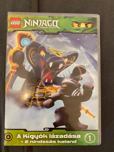 Dvd ninjago po maďarsky, 
