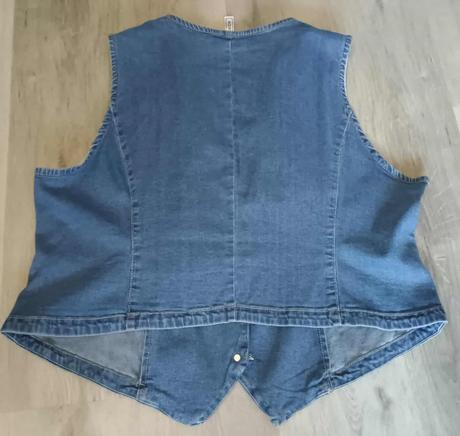 Riflová vesta, bonprix,<50