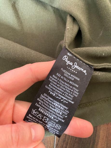 Šaty pepe jeans khaki miranda, pepe jeans,m