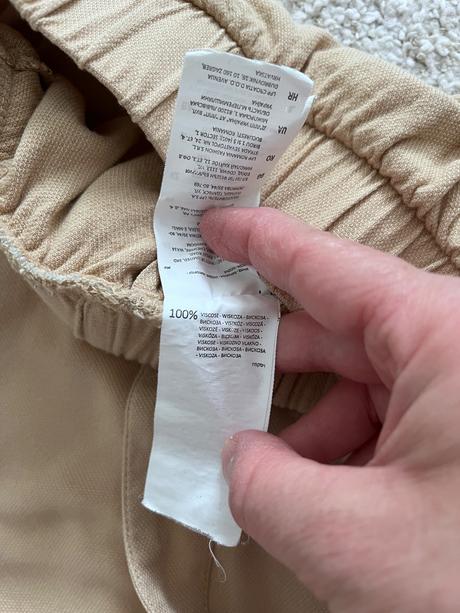 Culotte viskózové nohavice, 38