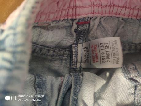 Bledomodré rifle veľ.80, marks & spencer,80