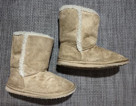 Zateplené kožušinkové kapce, 30/31, h&m,31