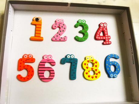 Ekolog.drevené magnetky na výučbu / 9 ks,