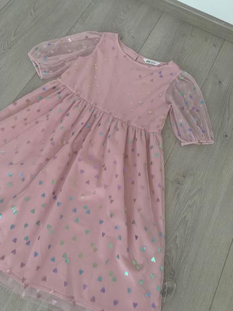 Šaty s vestou, h&m,140