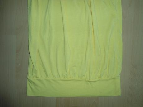 Zlte dlhsie tricko, fishbone,m