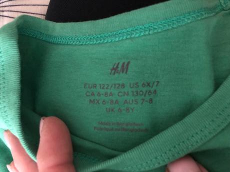Tričká s dlhým rukávom, h&m,122