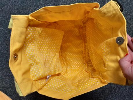 Taška kačka žltá, 