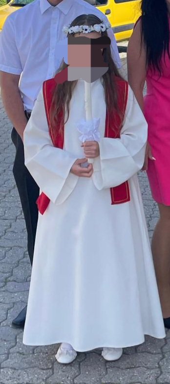 Čelenka na 1. sväté prijímanie, stužka na sviečku,,