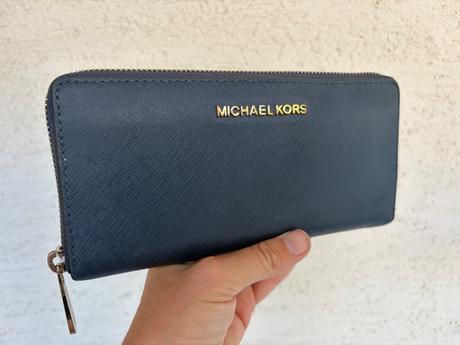 Michael kors penazenka tmavomodra koza, koza velmi, michael kors