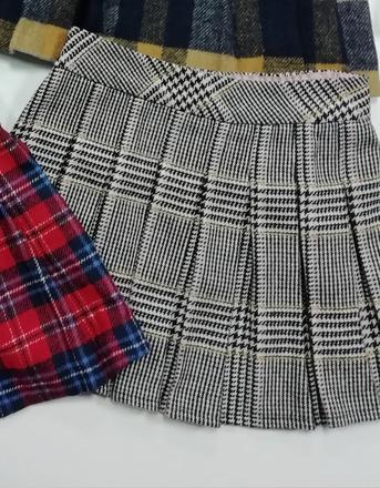 Karo kockovaná teplá sukňa, george,110