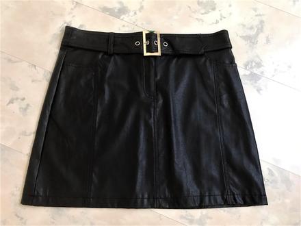 Koženková minisukňa, m