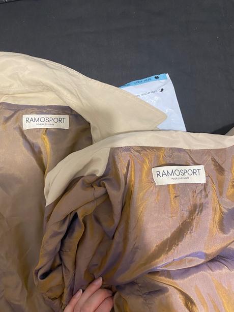 Klasický bavlnený béžový dlhý trenčkot, m