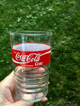 Retro pohár coca cola, 