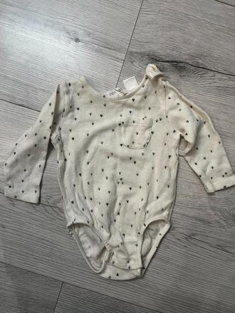 Dlhorukávové body s jemným vzorom, zara,68