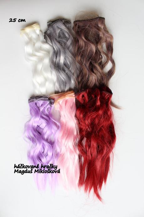 Vlasy pre handmade tvorbu,