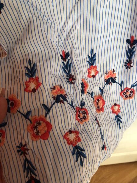 Vysivane saty, h&m,xl