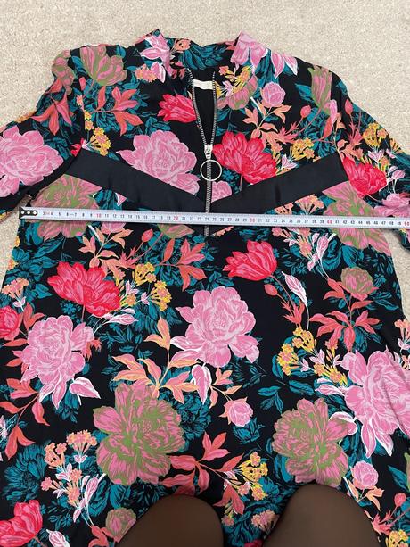 Kvetové šaty, zara,xs