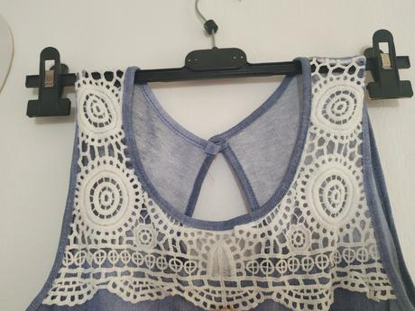 Letný overal s čipkou, s